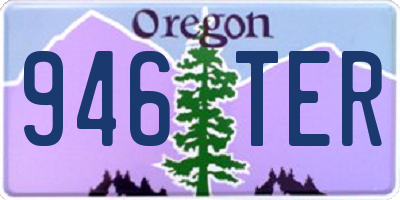 OR license plate 946TER