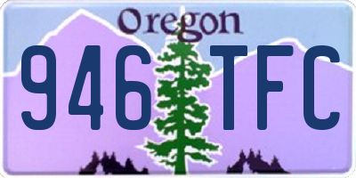 OR license plate 946TFC
