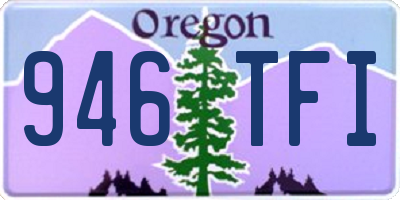 OR license plate 946TFI