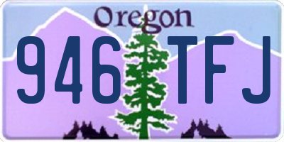 OR license plate 946TFJ