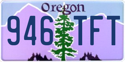 OR license plate 946TFT