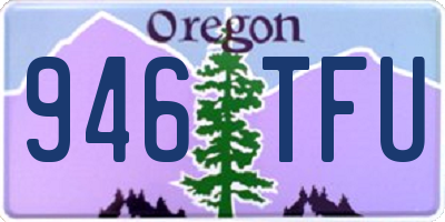 OR license plate 946TFU