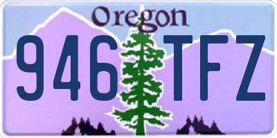 OR license plate 946TFZ