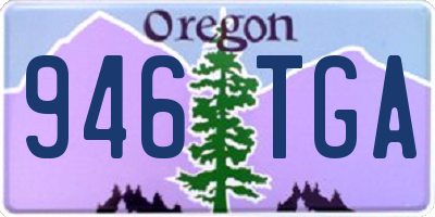 OR license plate 946TGA
