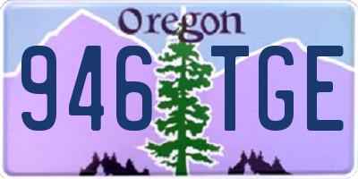 OR license plate 946TGE