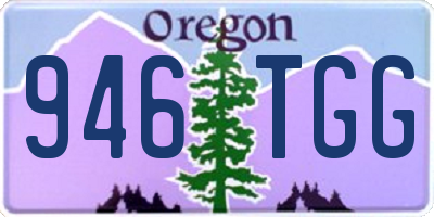 OR license plate 946TGG