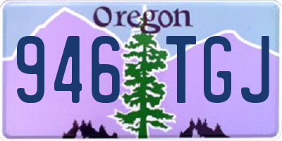 OR license plate 946TGJ