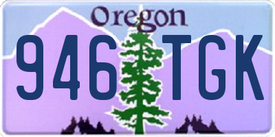 OR license plate 946TGK