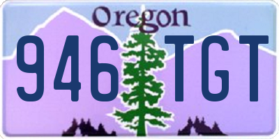 OR license plate 946TGT