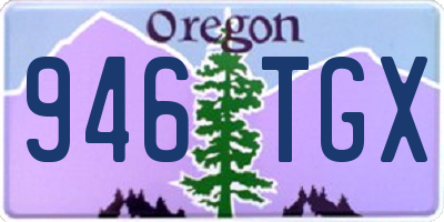 OR license plate 946TGX