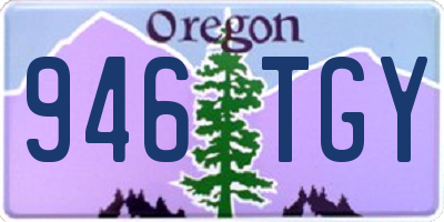OR license plate 946TGY