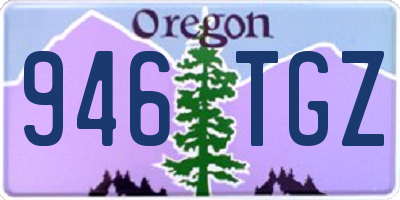 OR license plate 946TGZ