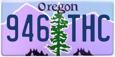 OR license plate 946THC