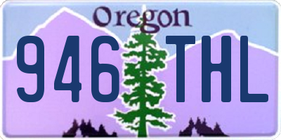 OR license plate 946THL