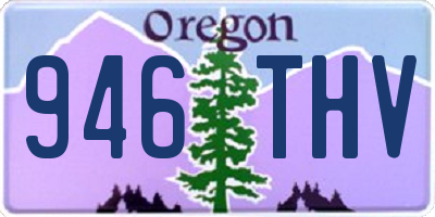 OR license plate 946THV