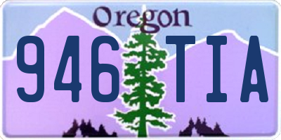 OR license plate 946TIA