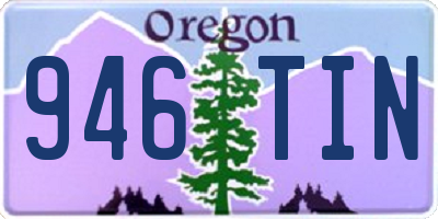 OR license plate 946TIN