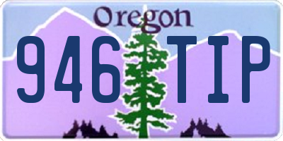 OR license plate 946TIP