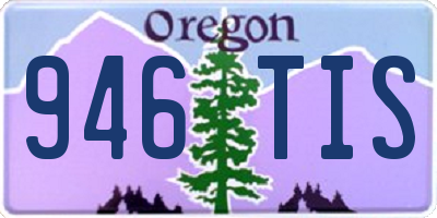 OR license plate 946TIS