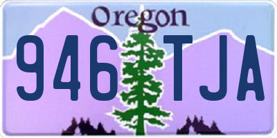 OR license plate 946TJA