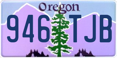 OR license plate 946TJB