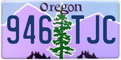 OR license plate 946TJC
