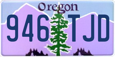 OR license plate 946TJD