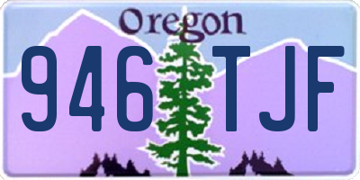 OR license plate 946TJF