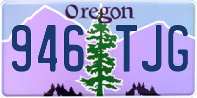 OR license plate 946TJG