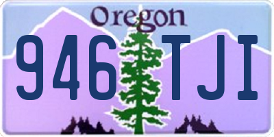 OR license plate 946TJI