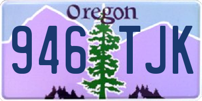 OR license plate 946TJK