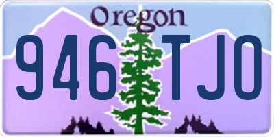 OR license plate 946TJO