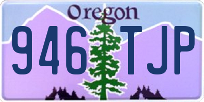 OR license plate 946TJP