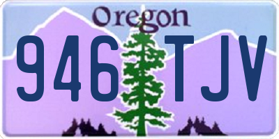 OR license plate 946TJV