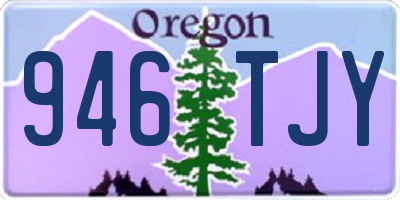 OR license plate 946TJY