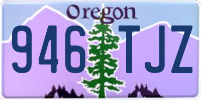 OR license plate 946TJZ