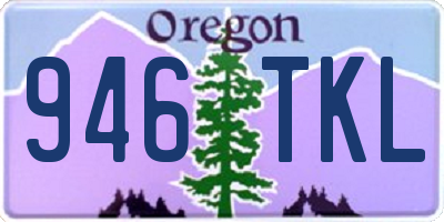 OR license plate 946TKL