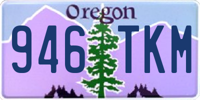 OR license plate 946TKM