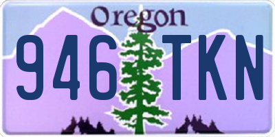 OR license plate 946TKN