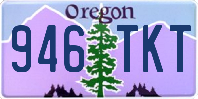 OR license plate 946TKT
