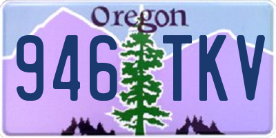 OR license plate 946TKV