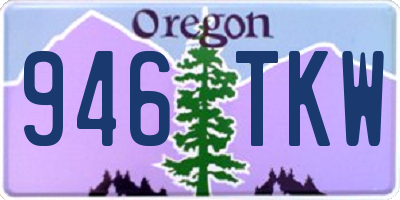 OR license plate 946TKW
