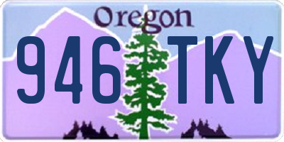 OR license plate 946TKY