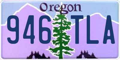 OR license plate 946TLA