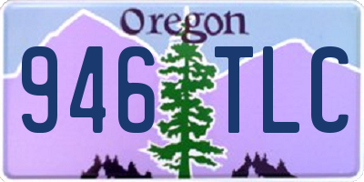 OR license plate 946TLC