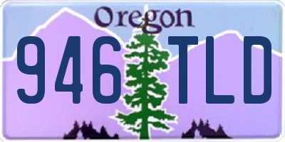 OR license plate 946TLD