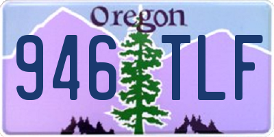 OR license plate 946TLF