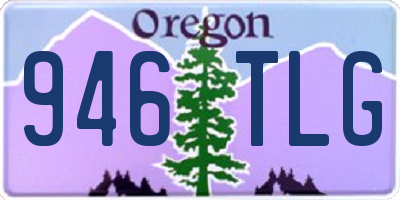 OR license plate 946TLG