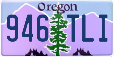 OR license plate 946TLI