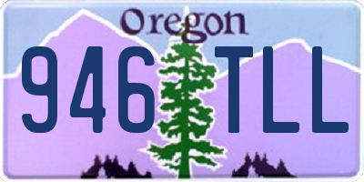OR license plate 946TLL